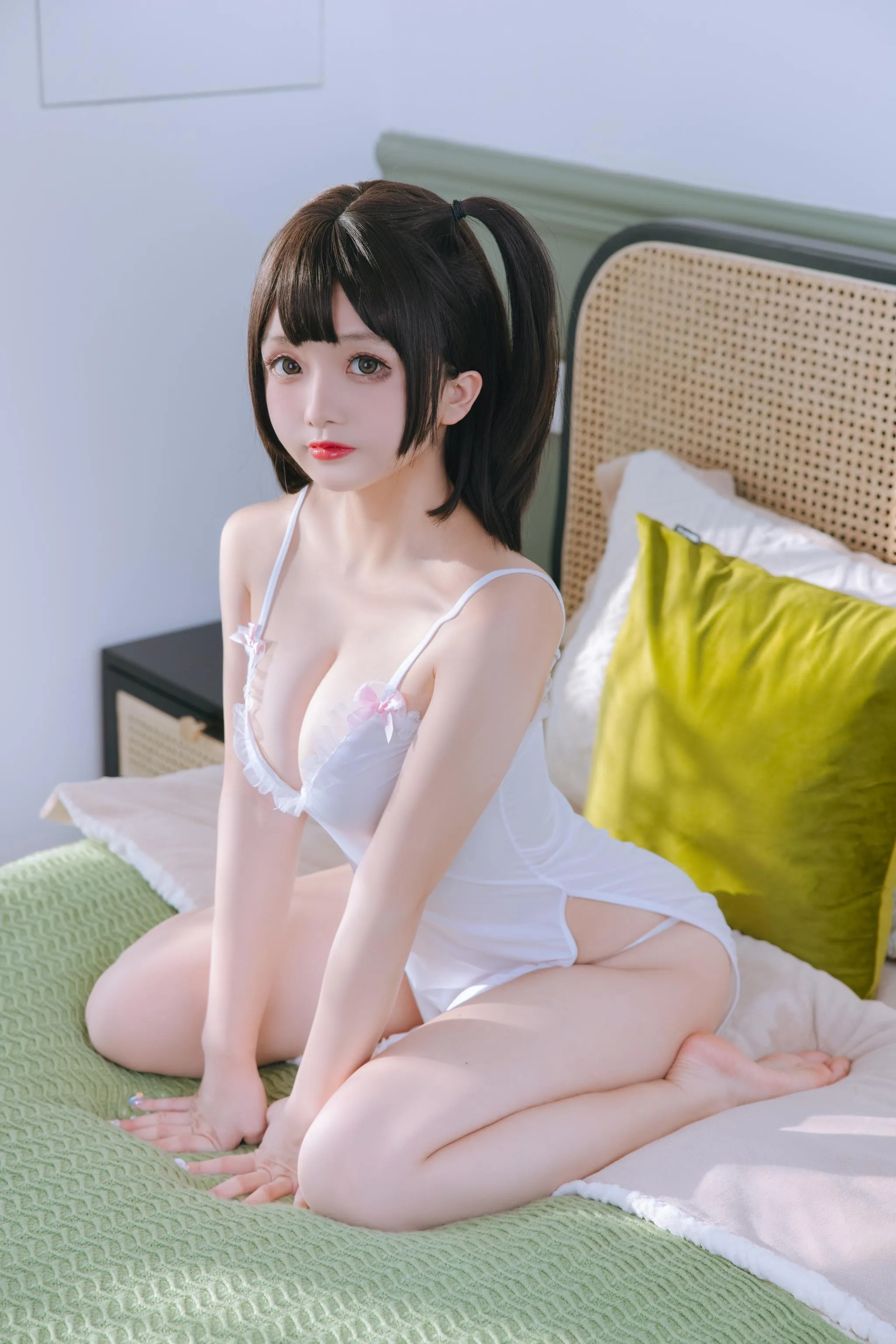 日奈娇 – NO.43 湿身小白裙 [70P]插图5